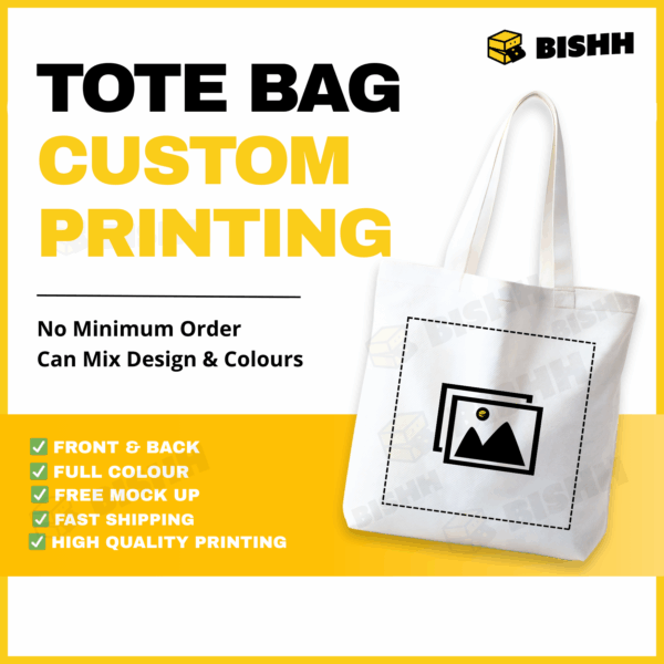 Customizable Canvas Totebag