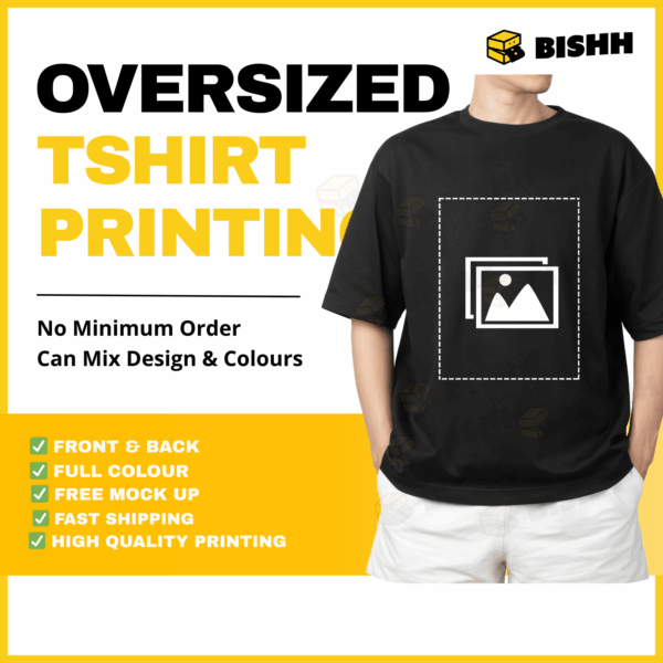 Premium Oversized Roundneck Tee – 280GSM