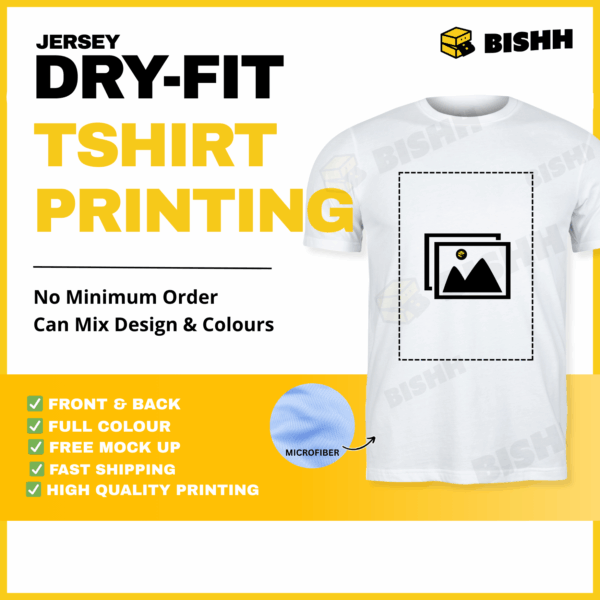 Microfiber DryFit Roundneck Tee