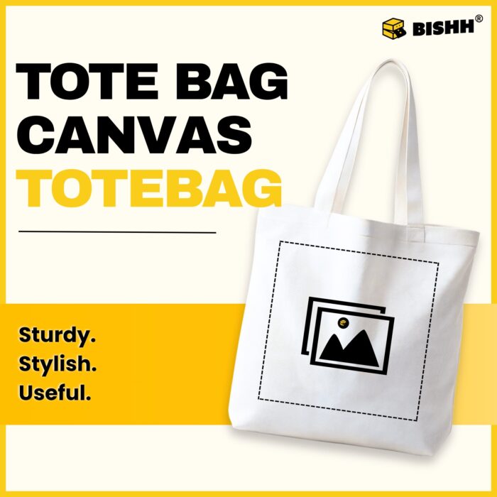 Customizable Canvas Totebag