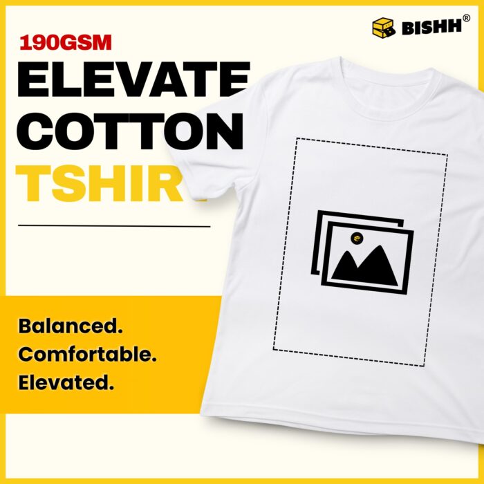 Elevate Cotton Roundneck Tee – 190GSM