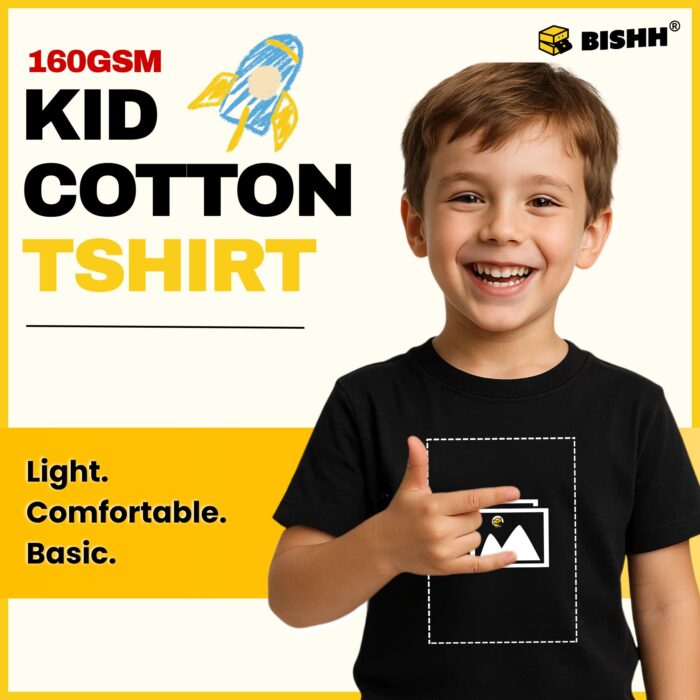 KID Basic Roundneck Tee – 160GSM