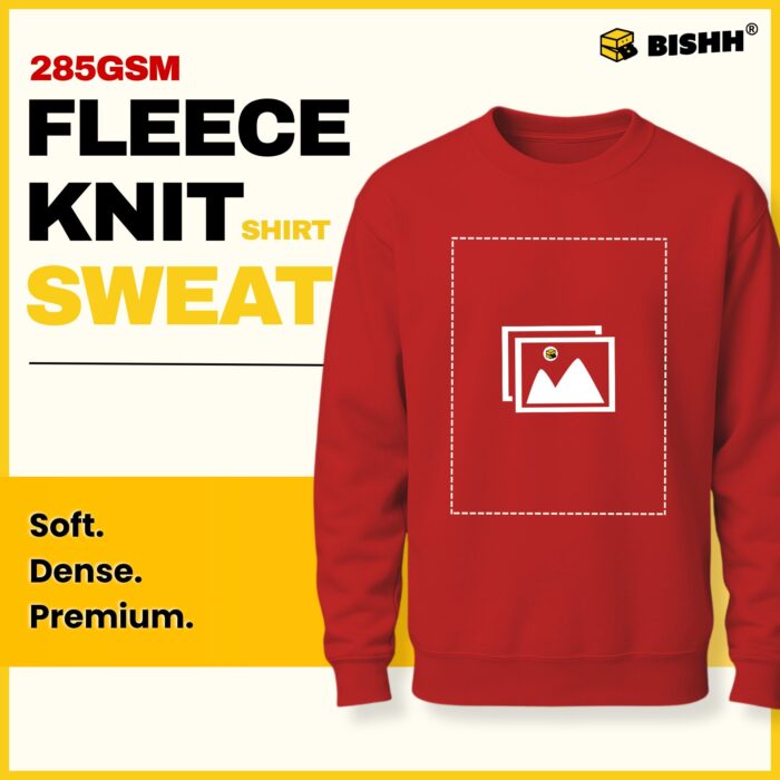 Premium Crewneck Fleeceknit Sweater