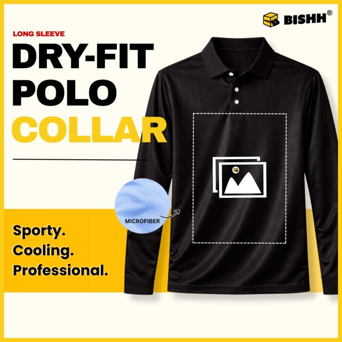 DryFit Polo Long Sleeve Tee