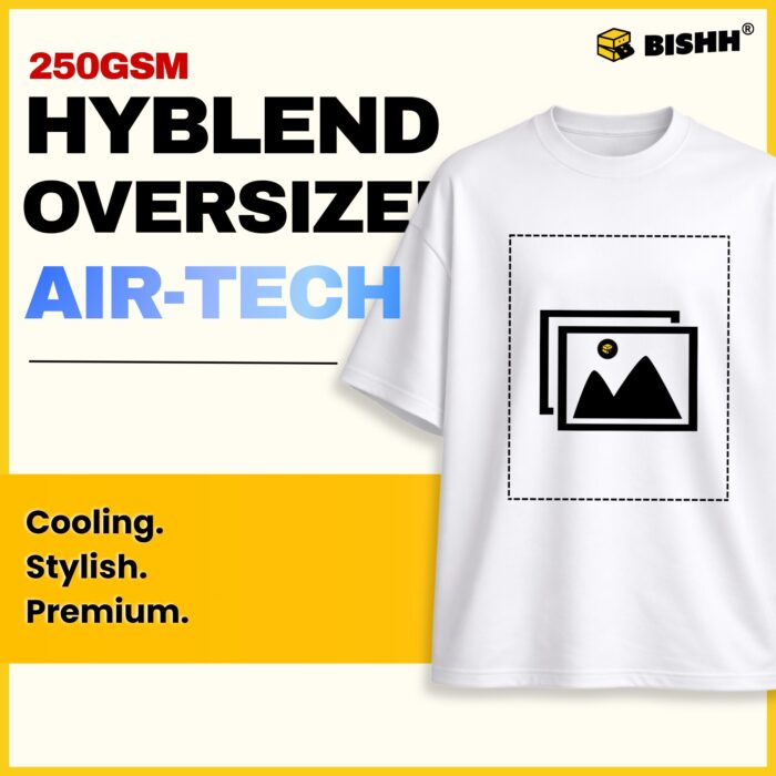 Hyblend Oversized Roundneck Tee – 250GSM